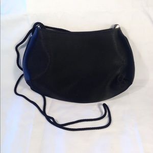 Black Vintage Crossbody Evening Bag